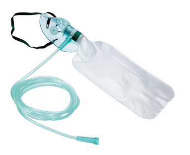 Маска киснева з мішком, нереверсивна, для дорослих L